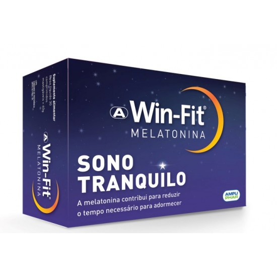 Win-Fit Melatonina 60 Comprimidos Mastigáveis