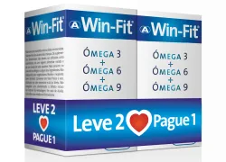 Win Fit ómega 3 + ómega 6 + ómega 9 Duo (2x30 cápsulas)